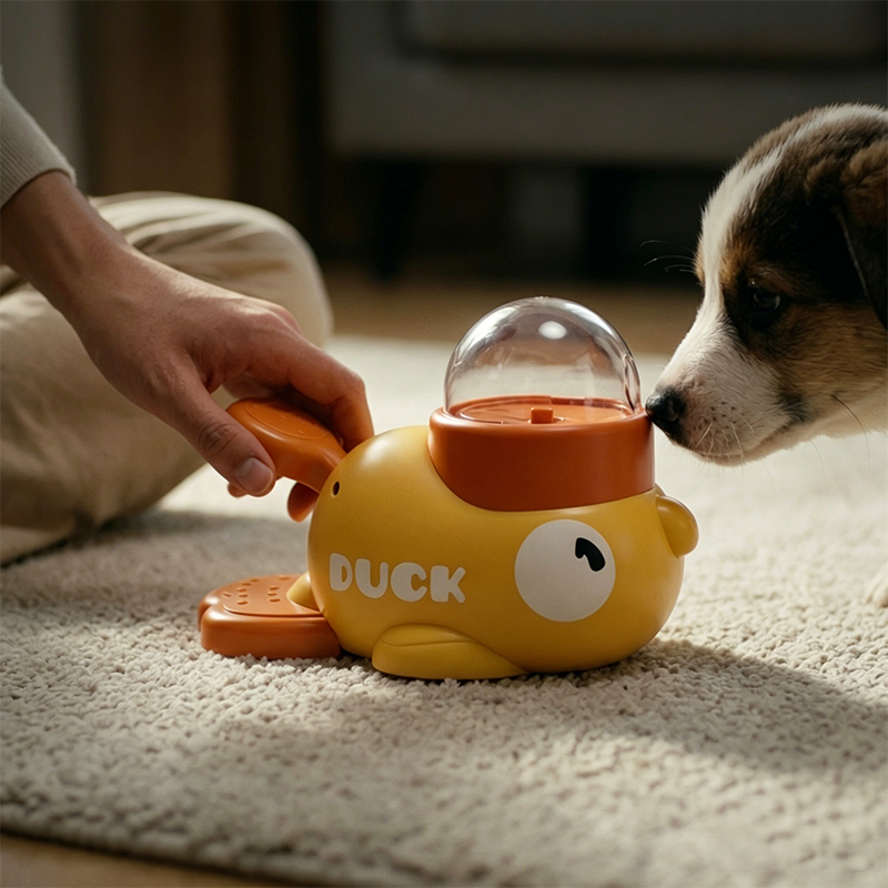 Dog Puzzle Feeder Toy - Interaktywna zabawka dla psa 2w1, automatyczny