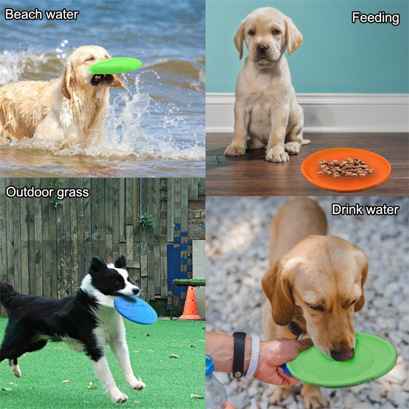 Silikonowe latające dyski – wi – Flying Disc Dog Training Toy recenzja i cena