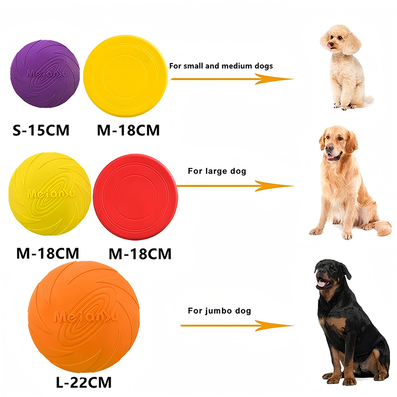 Silikonowe latające dyski – wi – Flying Disc Dog Training Toy recenzja i cena